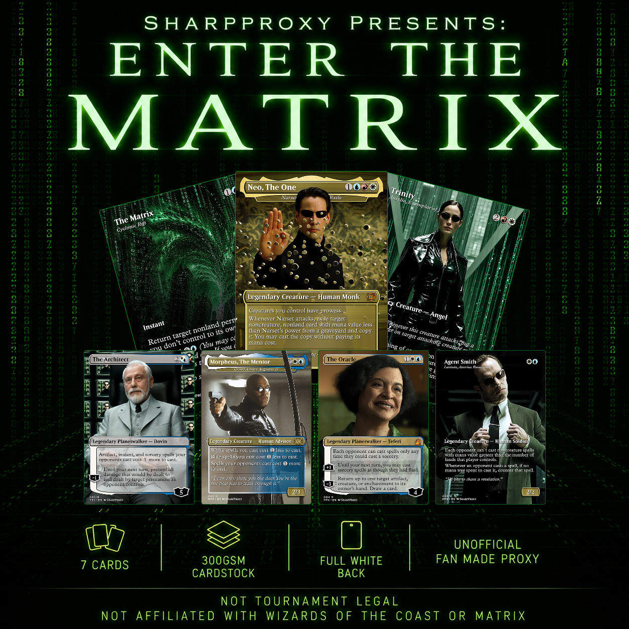 Enter the Matrix: Carte personalizzate non ufficiali di MTG Proxy