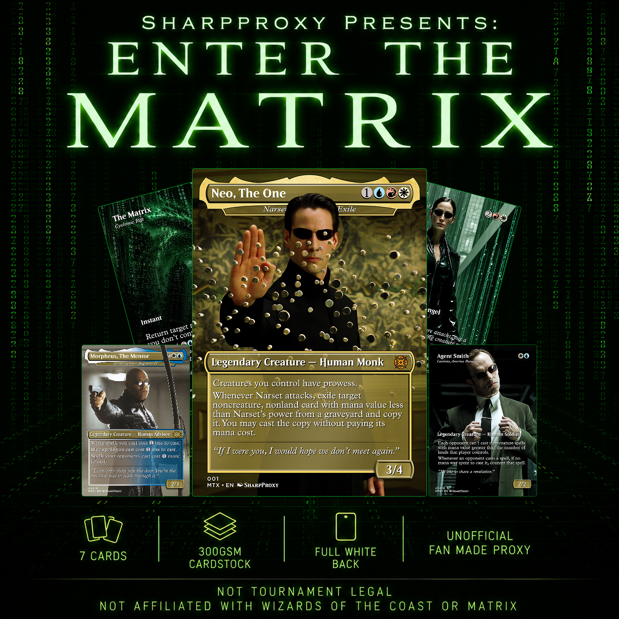 Enter the Matrix: Carte personalizzate non ufficiali di MTG Proxy